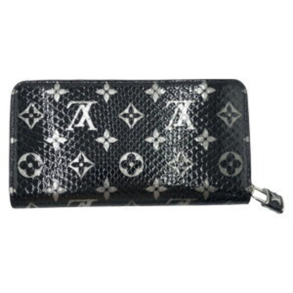 Louis Vuitton Monogram Zippy Wallet Python Black … - image 1